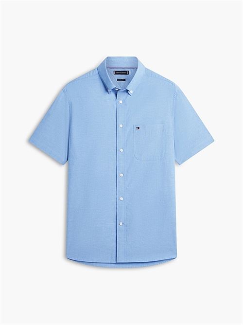 light oxford solid ss bd shirt TOMMY HILFIGER | MW0MW422850GY